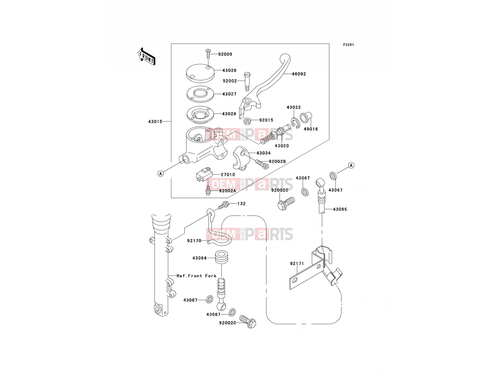 KAWASAKI 2002 Front Master Cylinder