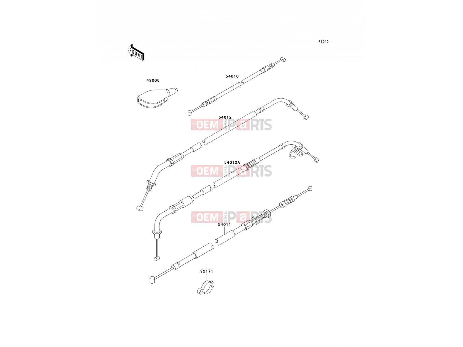 KAWASAKI 2002 Cables