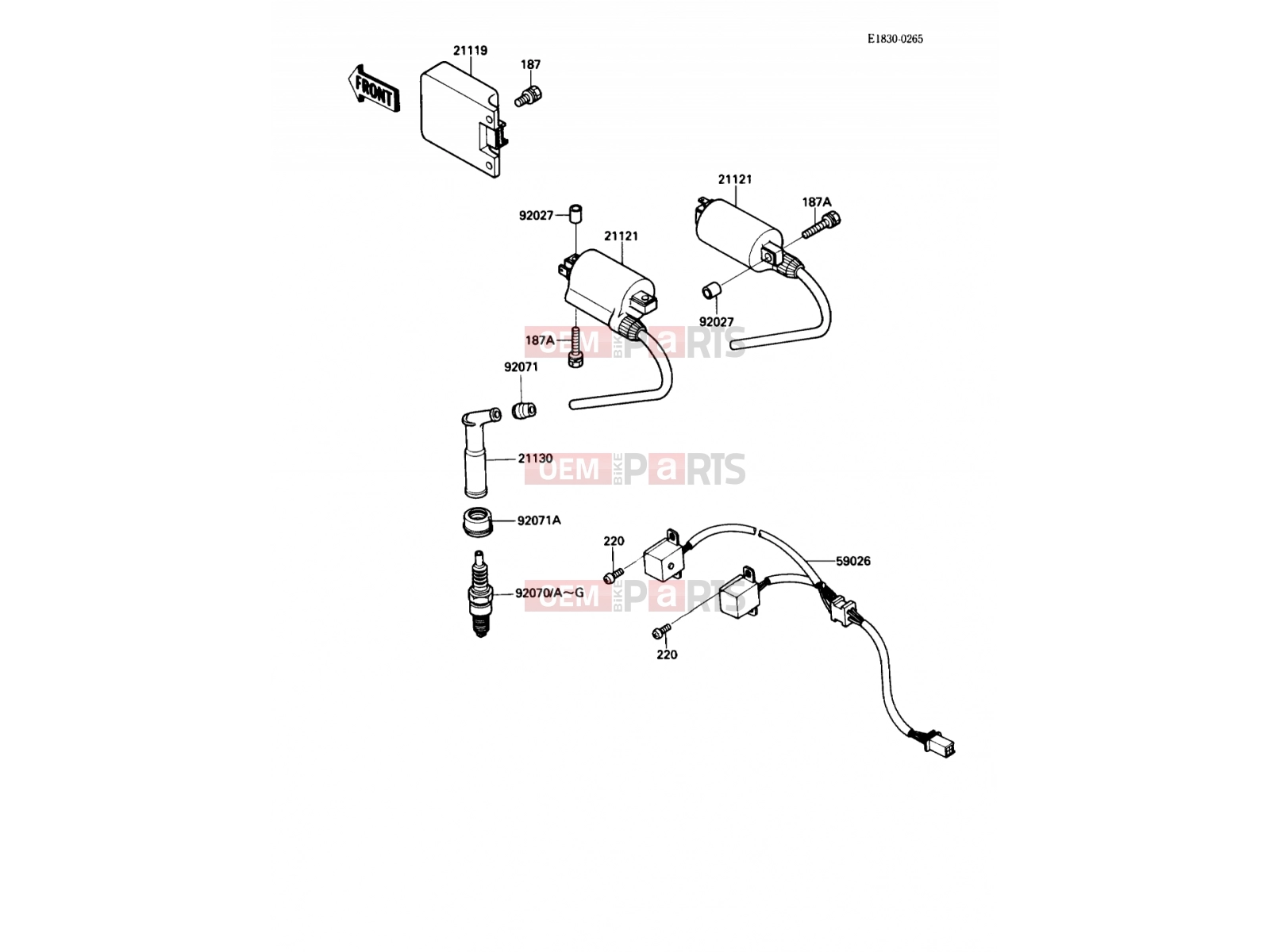 KAWASAKI 1987 Ignition System