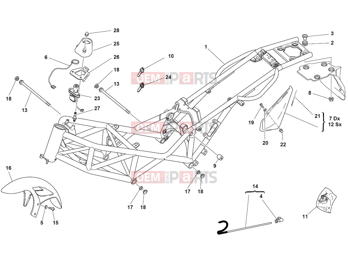 DUCATI 2004 Monster 1000 S FRAME