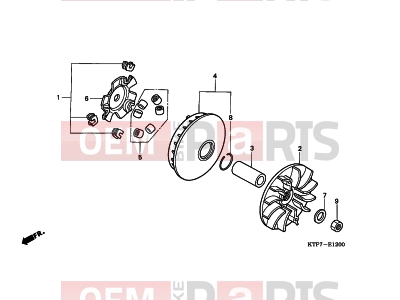 HONDA SH1256 ED / 2ED 2006 E-12 DRIVE FACE