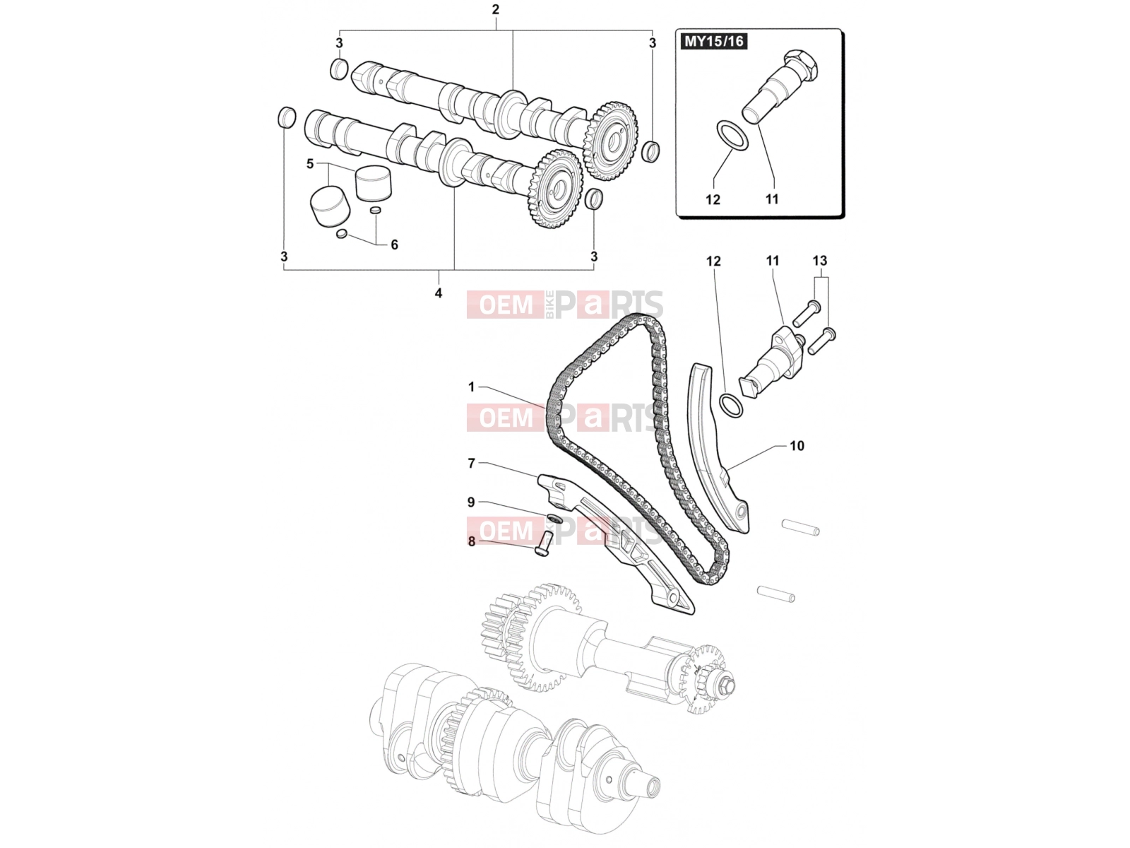 MV Agusta Brutale 800 <2016 Timing System