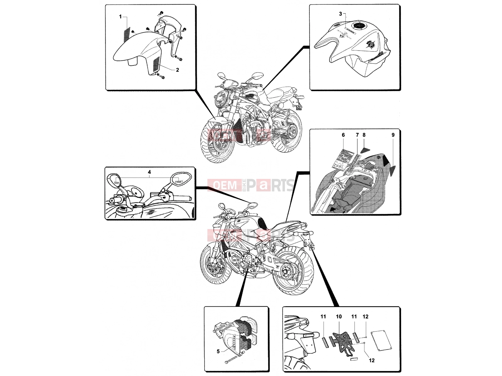 MV Agusta Brutale 989 Foreign Countries Versions
