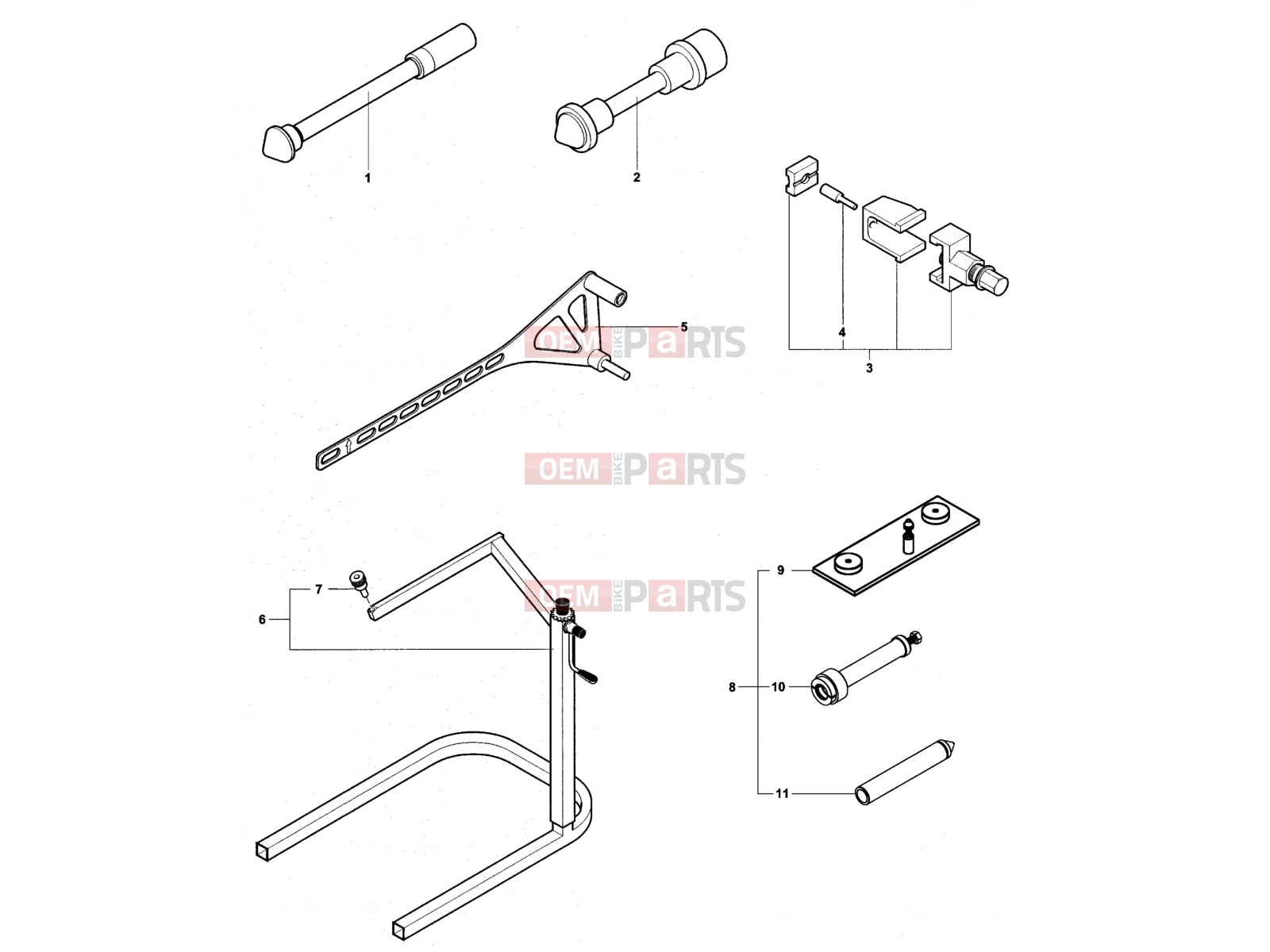 MV Agusta 2004 F4 AGO Service Tools Frame 2