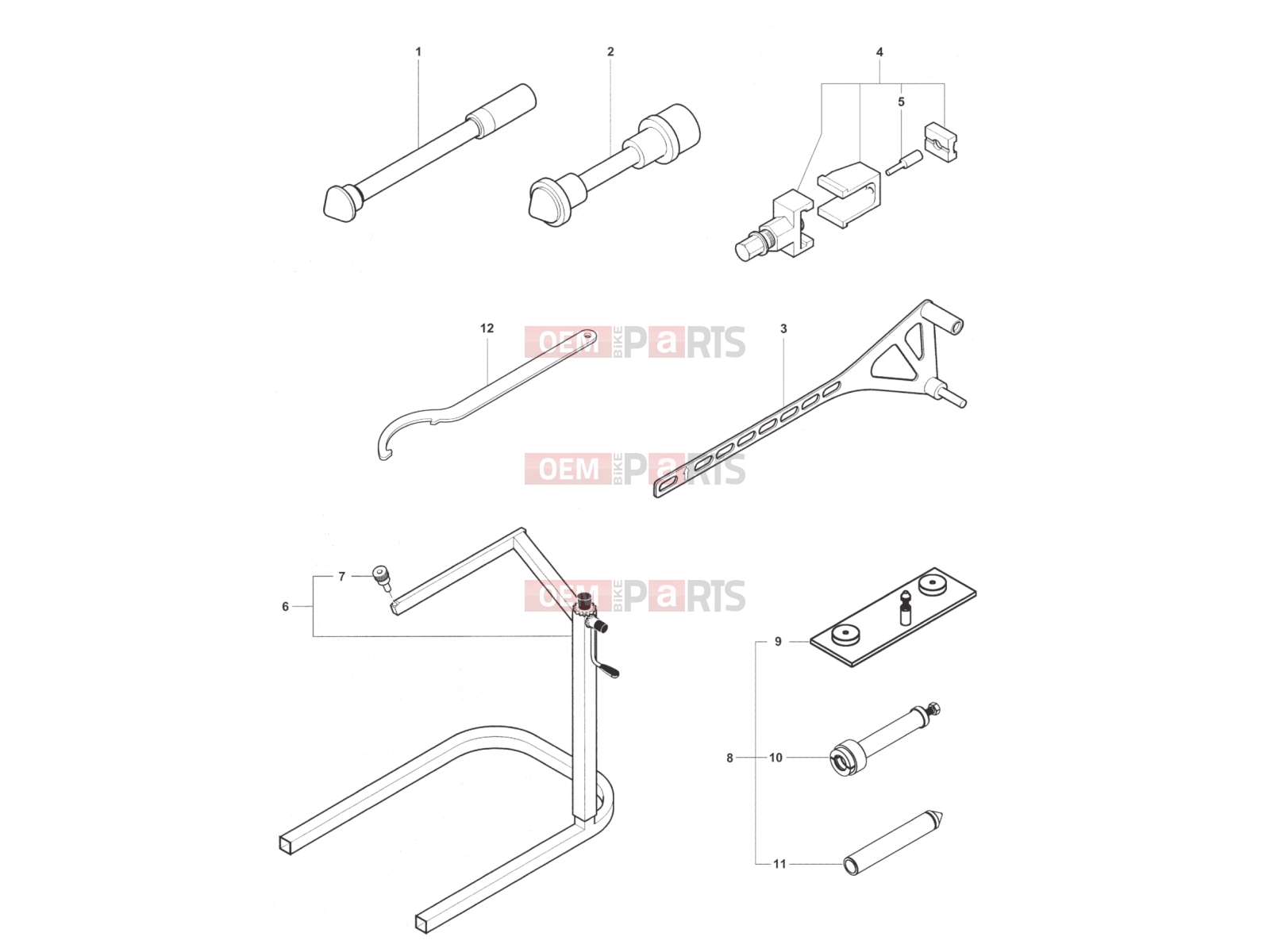 MV Agusta 2013-2015 F4 RR Service Tools Frame 2