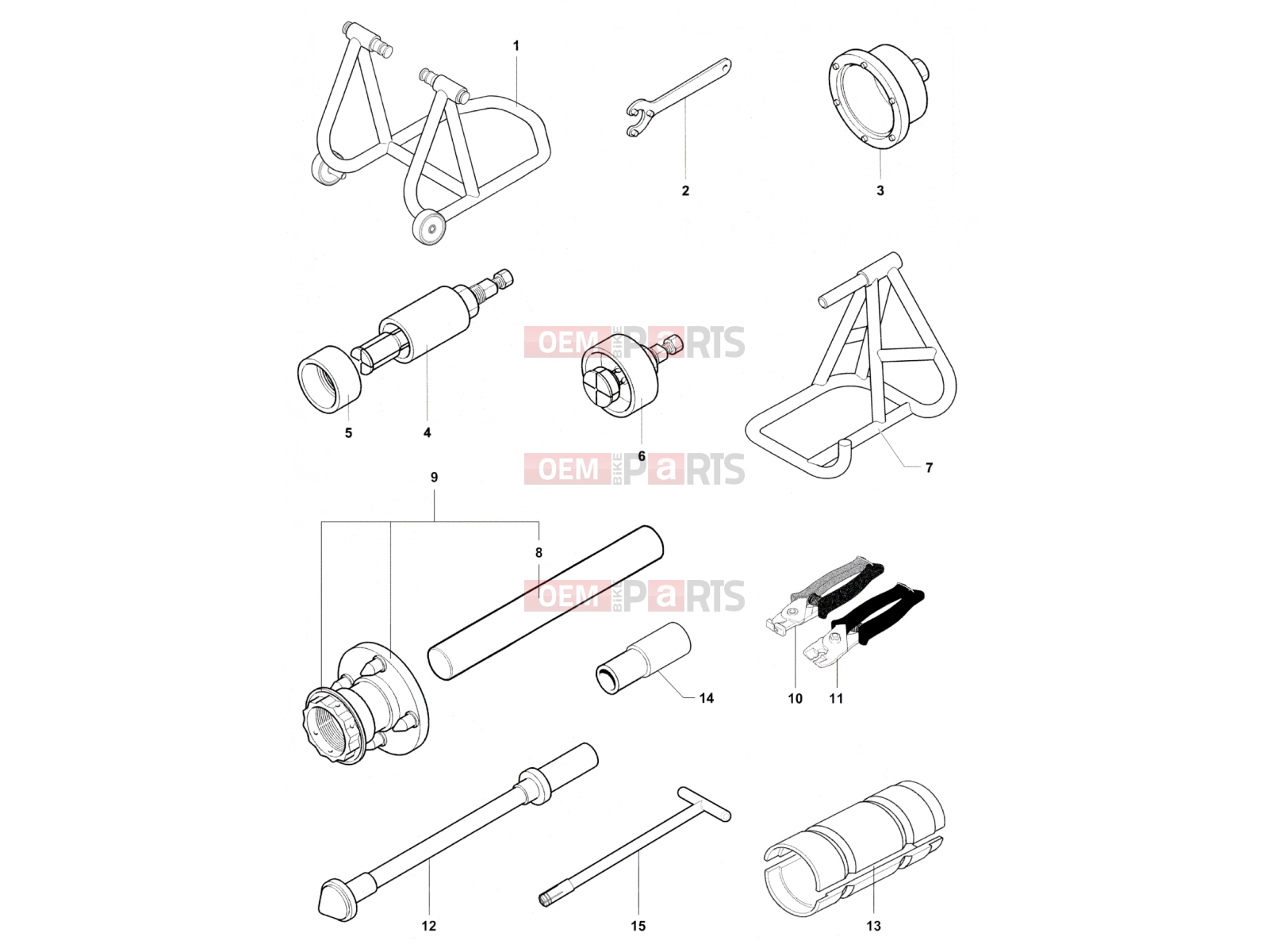 MV Agusta 2016 F4 RC Service Tools Frame 1