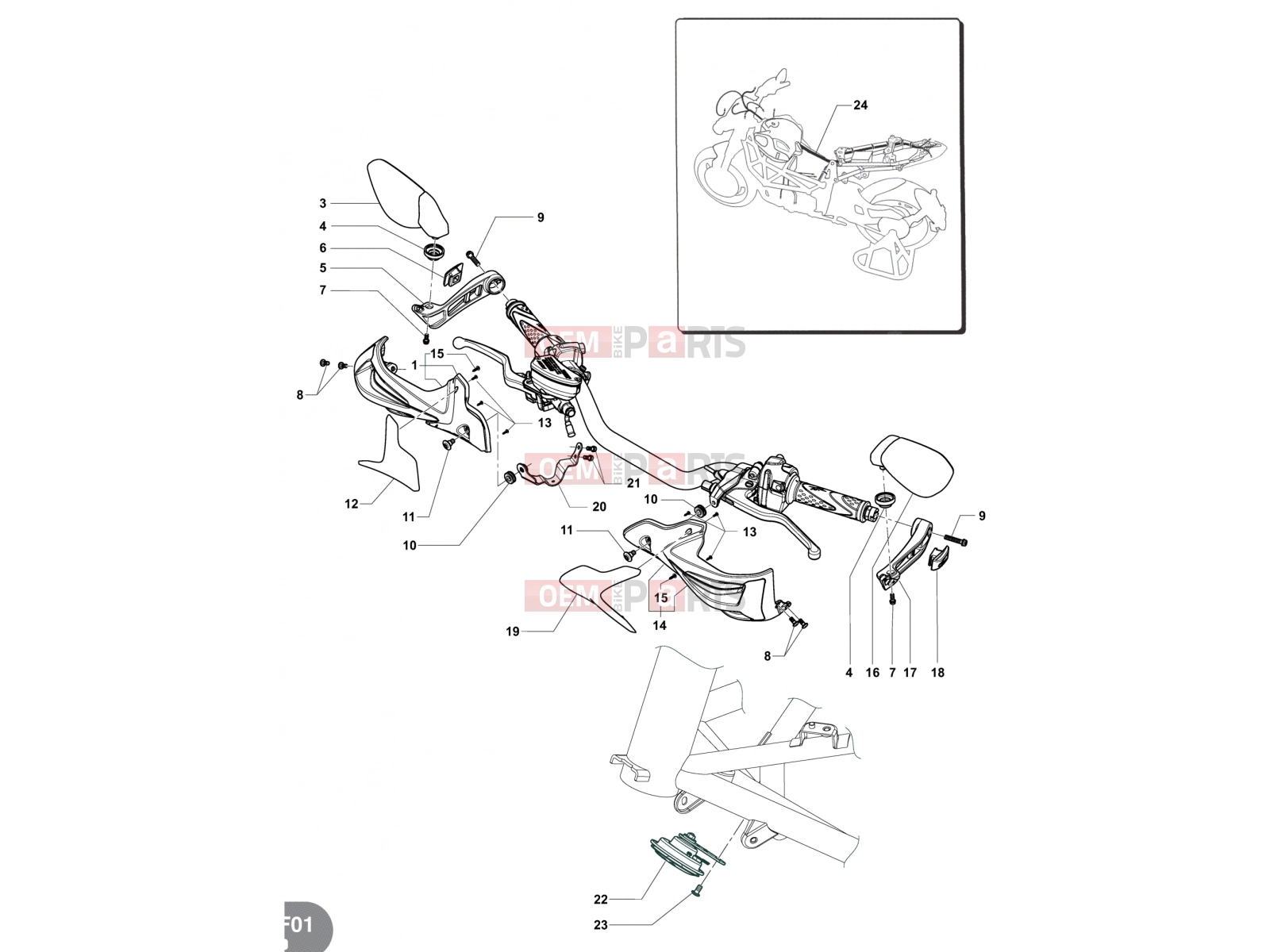 MV Agusta Rivale 800 Wiring Harness - Indicators