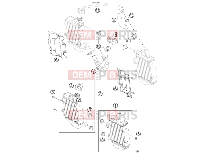 KTM 65 SX (6001L6) [EU] 2012 COOLING SYSTEM|Engine|35