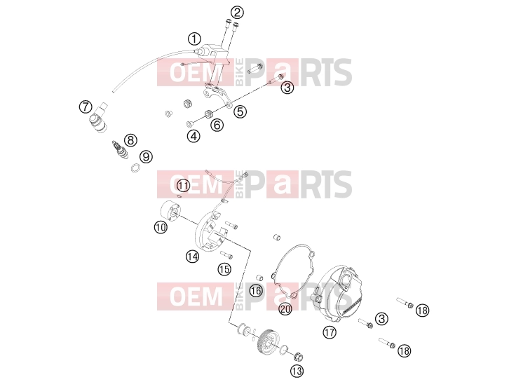 KTM 50 SX MINI (6001L5) [EU] 2012 IGNITION SYSTEM|Engine|39