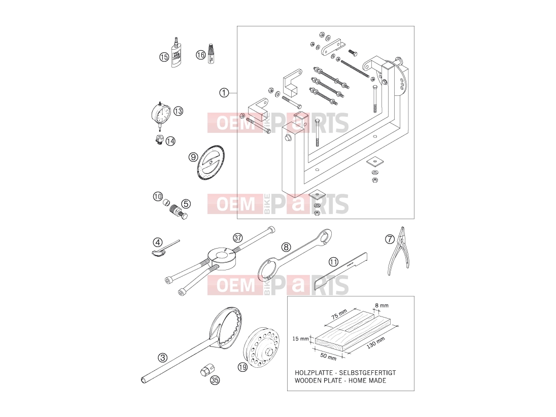 KTM 250 SX (6301J0) [EU] 2010 Special tools (engine)|Engine|29