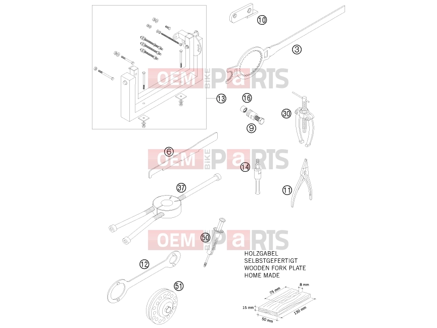 KTM 105 SX (6101J5) [US] 2010 Special tools (engine)|Engine|29