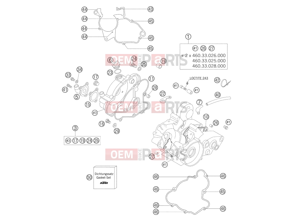 KTM 65 SX (6001G6) [EU] 2007 ENGINE CASE|Engine|30