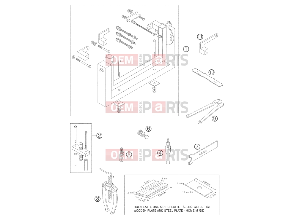 KTM 65 SX (6001D6) [EU] 2004 Special tools (engine)|Engine|29