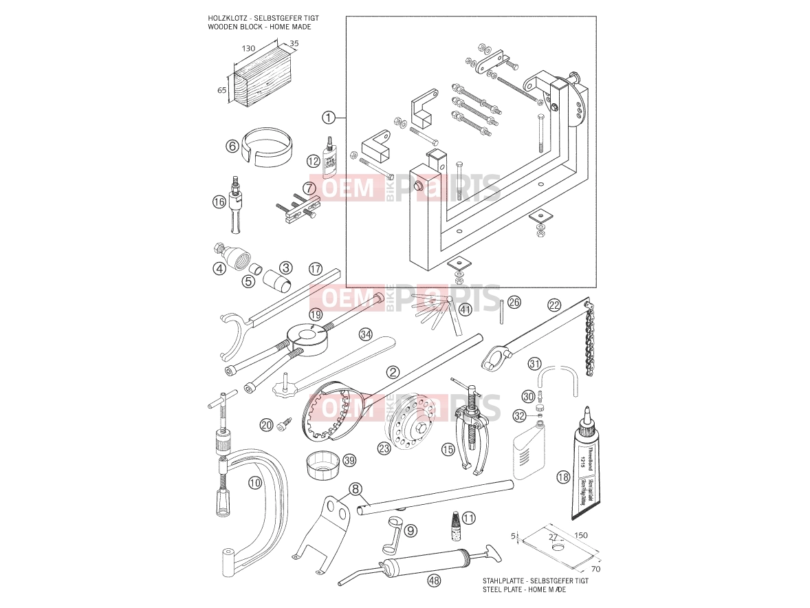 KTM 625 SMC (9775F4) [US] 2006 Special tools (engine)|Engine|29
