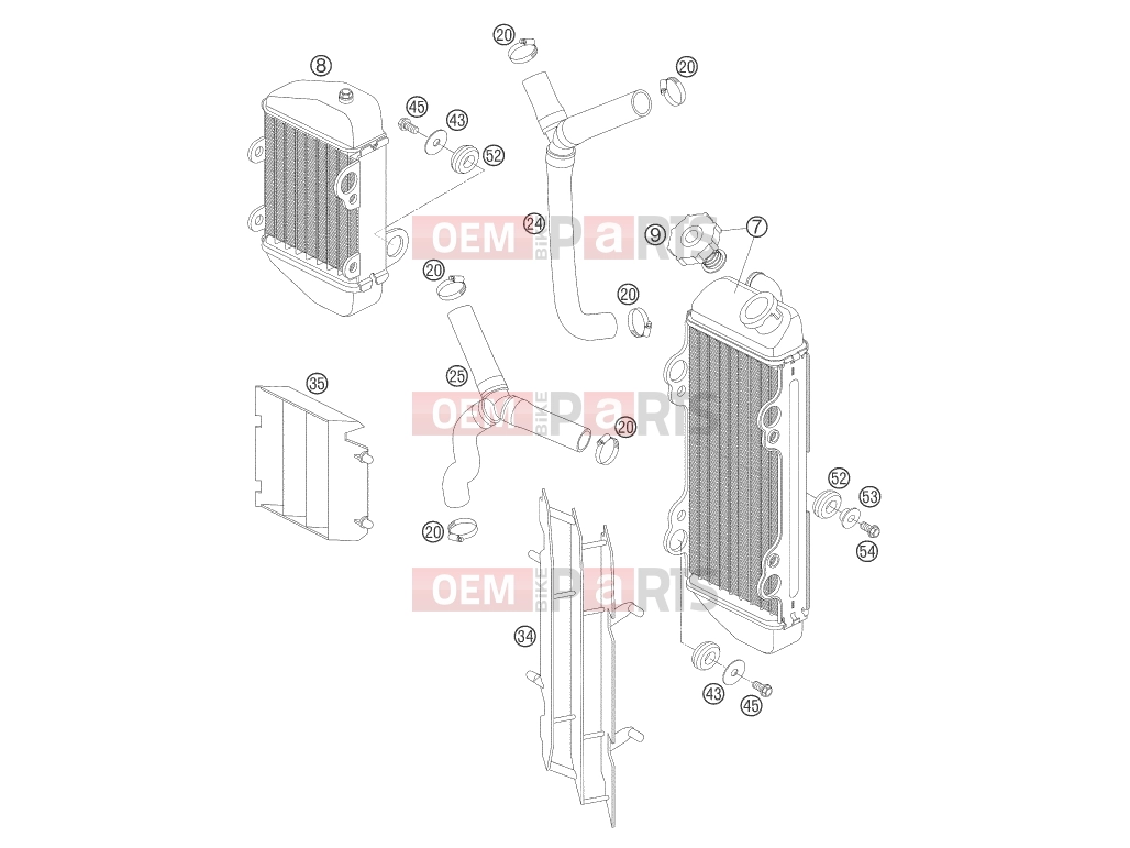 KTM 105 SX (6101F5) [EU] 2006 COOLING SYSTEM|Engine|35