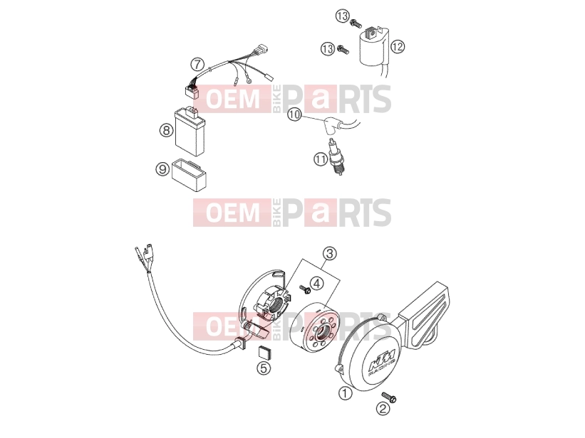 KTM 65 SX (600136) [EU] 2003 Engine » IGNITION SYSTEM