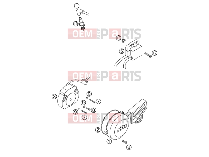 KTM 65 SX (600126) [EU] 2002 IGNITION SYSTEM|Engine|39