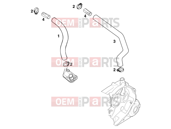 KTM 400 LC4-E (937506) [US] 2000 LUBRICATING SYSTEM|Engine|38