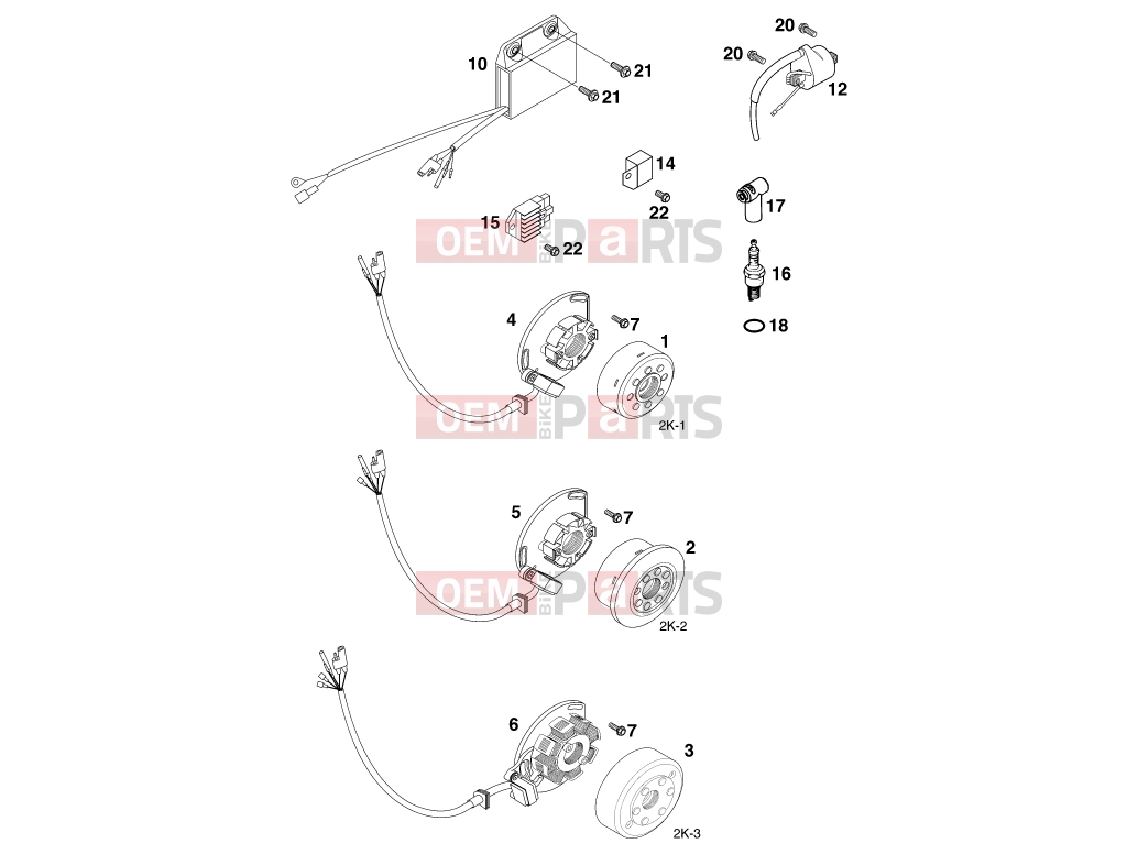 KTM 125 SX (610100) [US] 2000 IGNITION SYSTEM|Engine|39