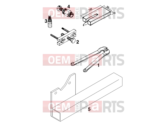 KTM 50 MINI ADVENTURE (600100) [EU] 2000 Engine » Special tools (engine)