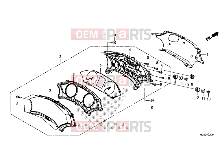 HONDA CTX1300A 2016 F-2 METER