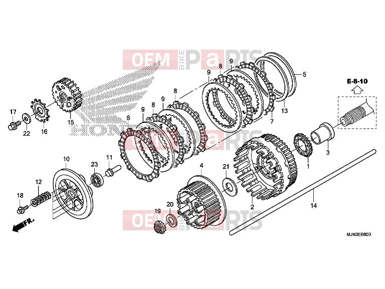 HONDA CTX1300A 2016 E-8 CLUTCH