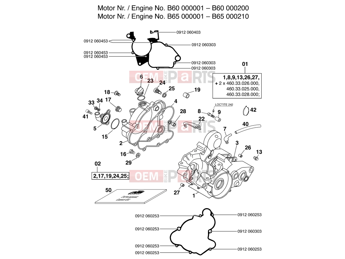 KTM 60 SX (600195) [EU] 1999 ENGINE CASE|Engine|30