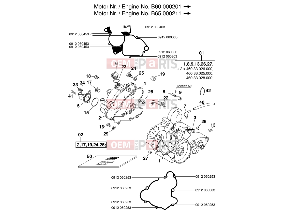 KTM 60 SX (600195) [EU] 1999 ENGINE CASE|Engine|30
