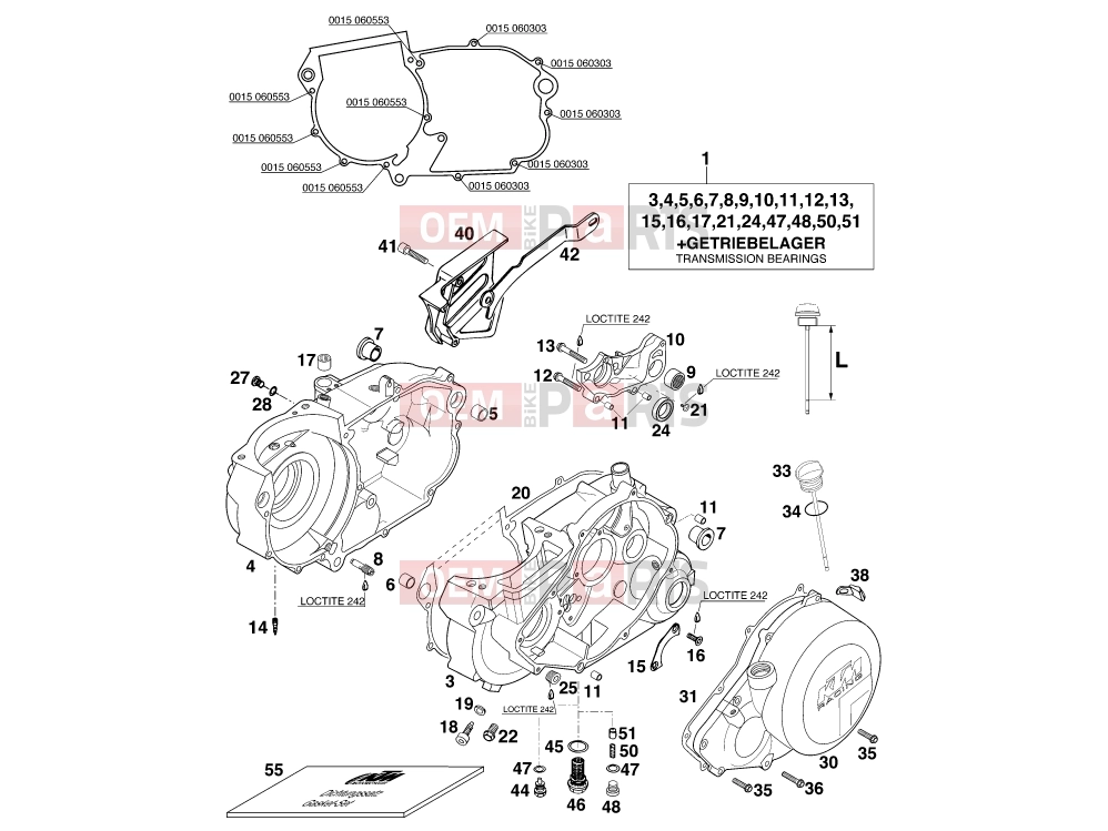 KTM 620 SUP-COMP WP (870379) [EU] 1997 ENGINE CASE|Engine|30
