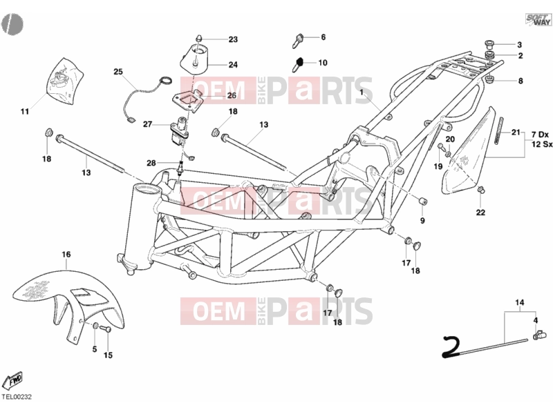 DUCATI 2006 Monster S4R FRAME » FRAME