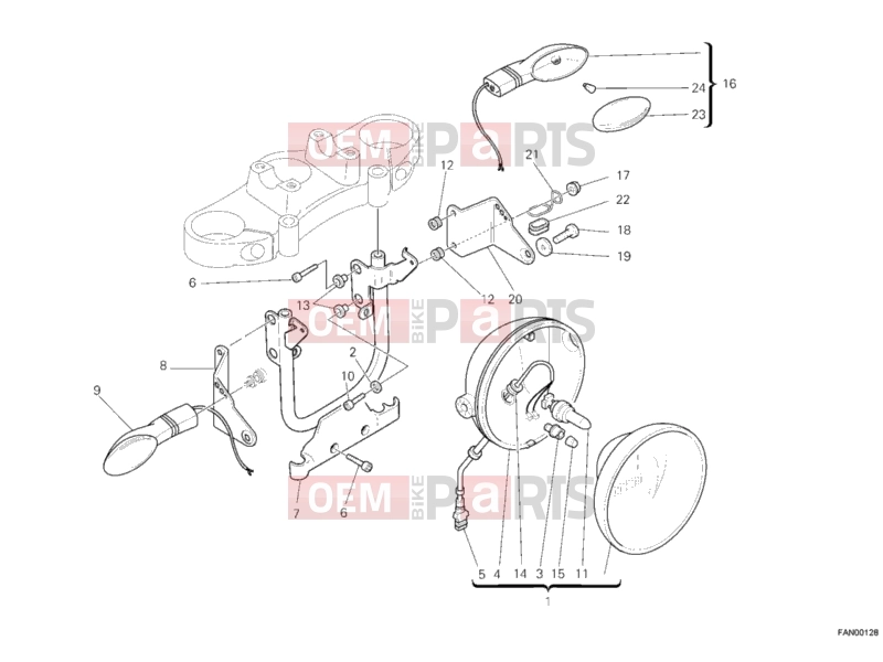 DUCATI 2006 Monster S4RS HEADLIGHT » LIGHTING SYSTEM