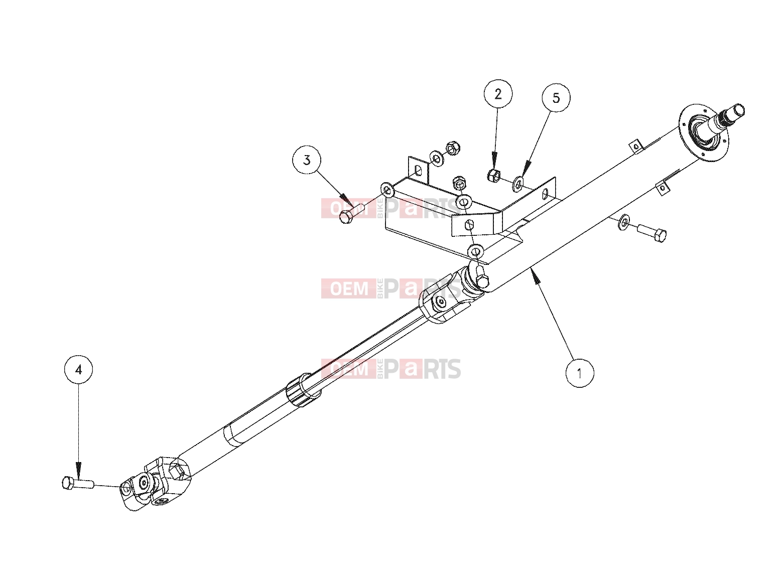 Polaris 2011 LEV GEM - e2/e4/e6/eS/eL/eLXD STEERING » STEERING, COLUMN, SPLINED - (49GEMSTEER11COLUMNSPLINED)