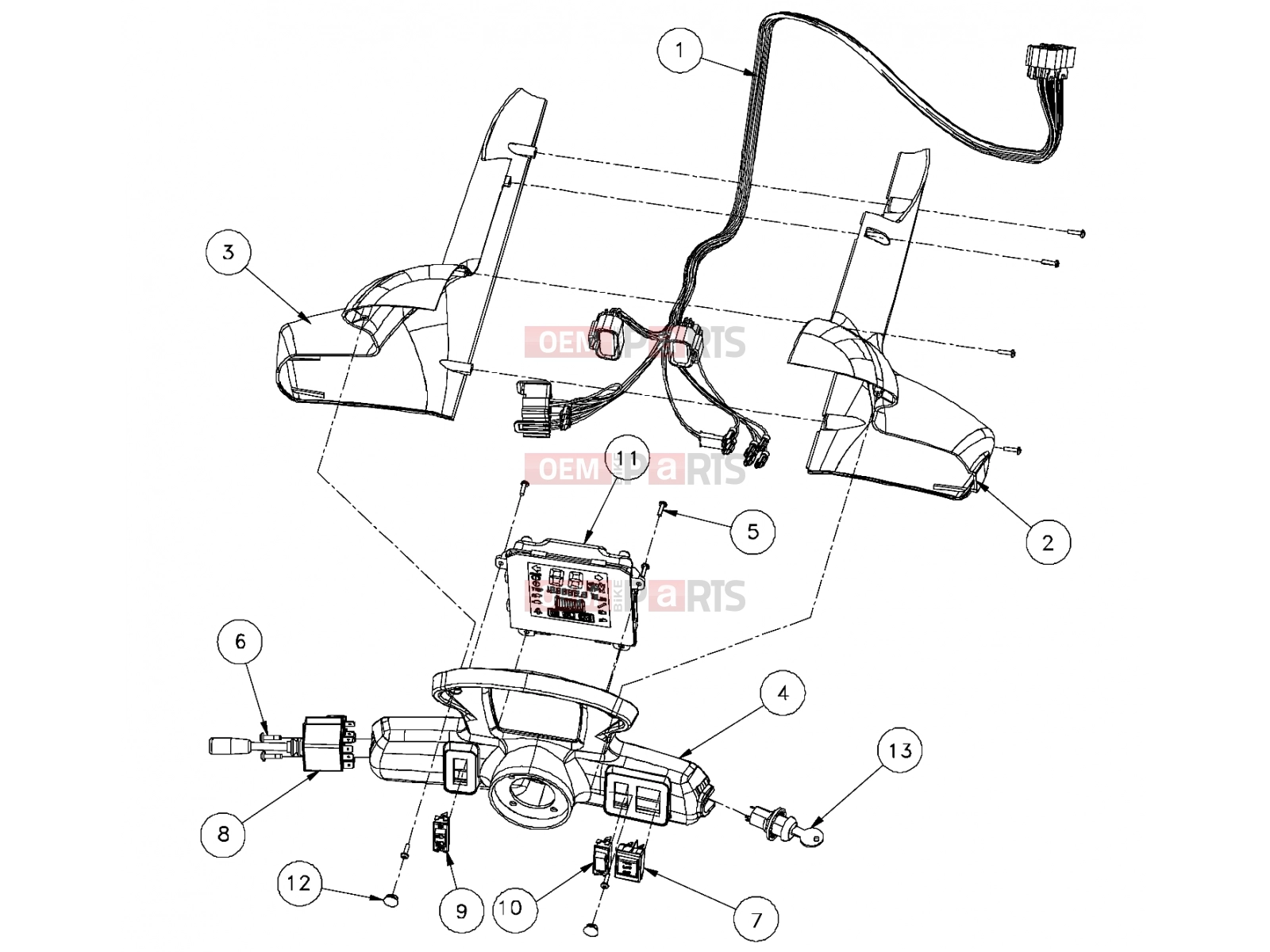 Polaris 2009 LEV GEM - E2/E4/E6/ES/EL/ELXD ELECTRICAL | ELECTRICAL, COLUMN STEERING UTILITY - e6wSopt/eS/eL/eLXD (49GEMELECTRICAL11COLUMNU)