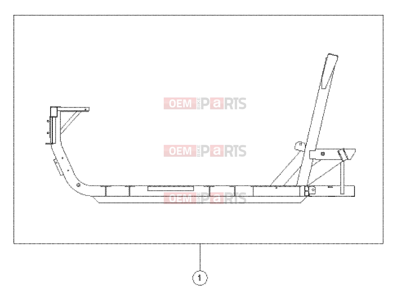 Polaris 2009 LEV GEM - E2/E4/E6/ES/EL/ELXD FRAME | FRAME, HARD DOOR - e4 (49GEMFRAME11E4HD)