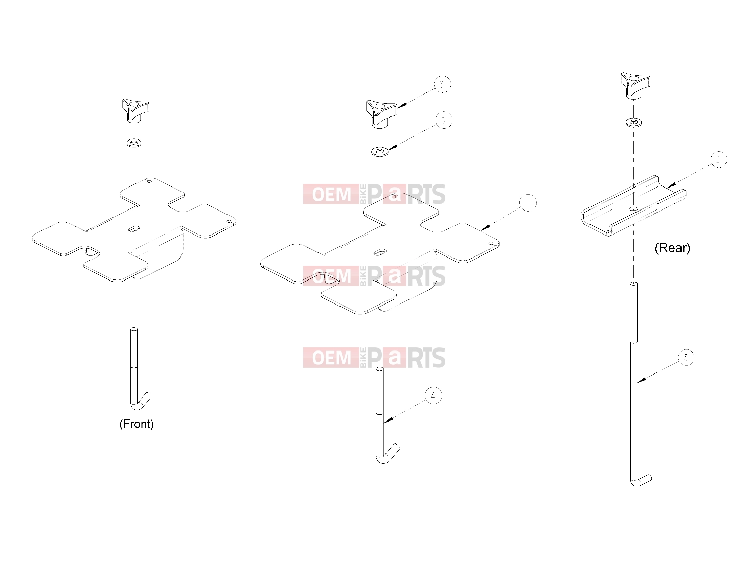 Polaris 2008 LEV GEM - E2/E4/E6/ES/EL/ELXD ELECTRICAL » ELECTRICAL, BATTERY HOLD DOWN - e2/e4/eS (49GEMELECTRICAL11BATTERYHOLD)