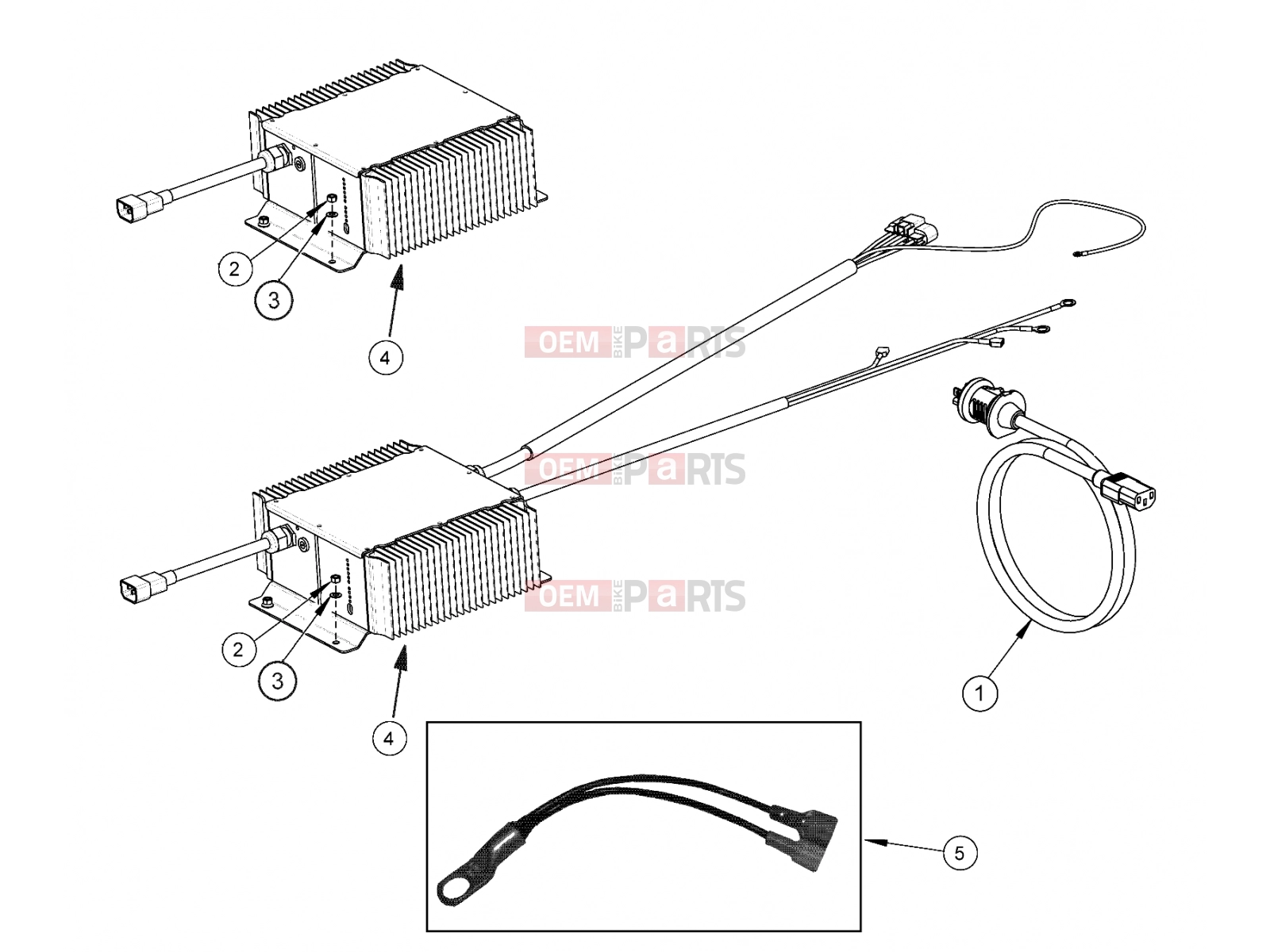 Polaris 2007 LEV GEM - E2/E4/E6/ES/EL/ELXD ELECTRICAL | ELECTRICAL, CHARGER - e2/e4/e6/eS/eL/eLXD (49GEMELECTRICAL11CHARGER)