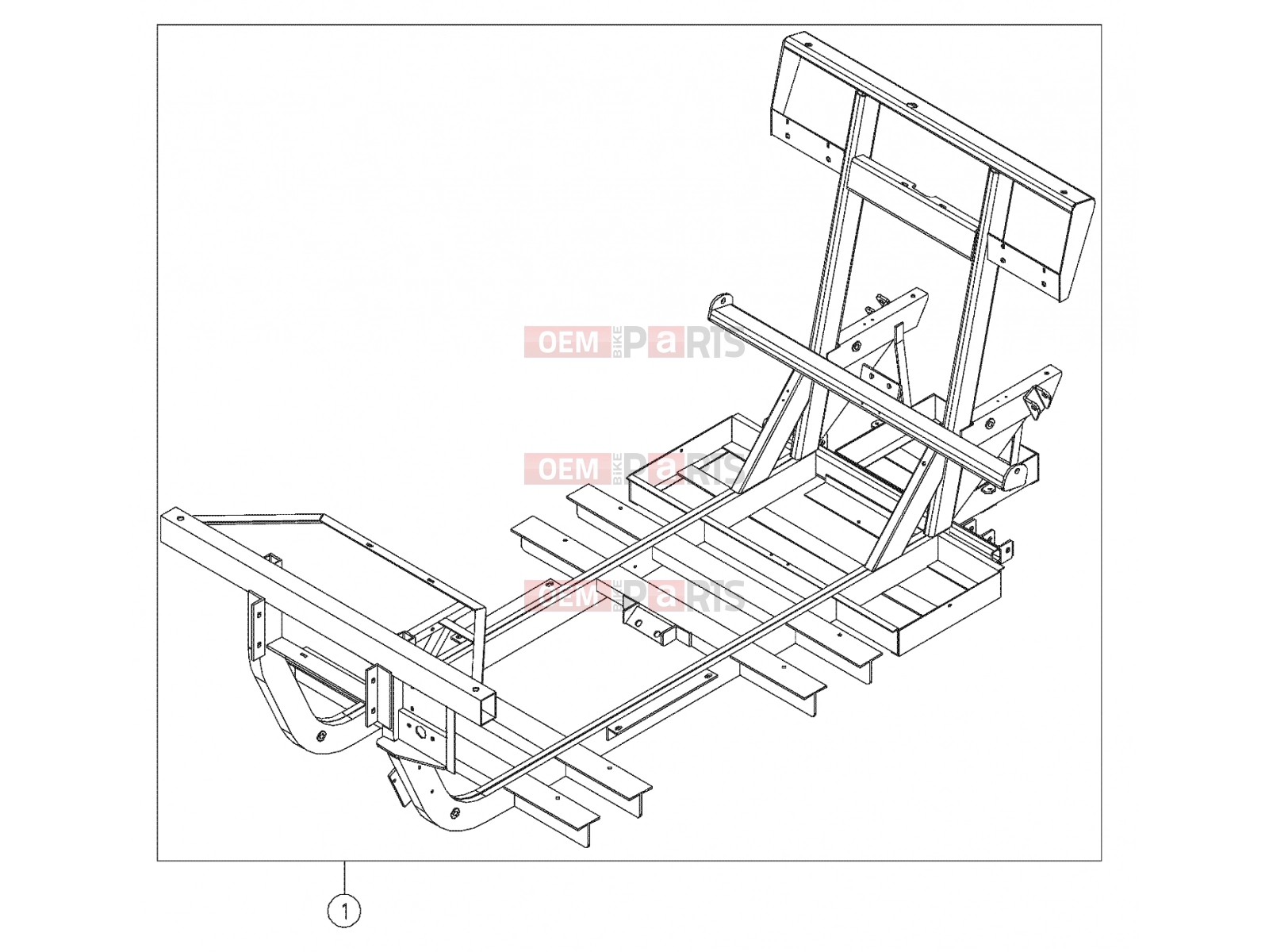 Polaris 2007 LEV GEM - E2/E4/E6/ES/EL/ELXD FRAME - e4 (49GEMFRAME11E4) | FRAME - e4 (49GEMFRAME11E4)