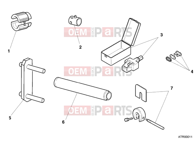 DUCATI 2005 Monster 400 WORKSHOP SERVICE TOOLS, FRAME » FRAME