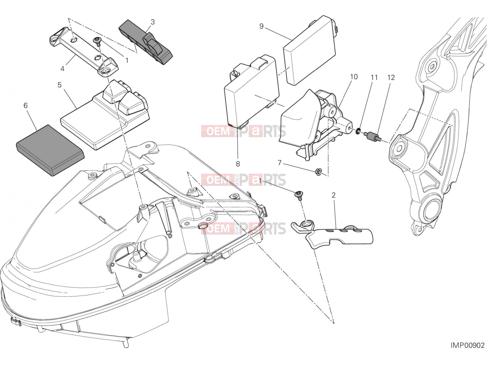 DUCATI 2014 Diavel Carbon ENGINE CONTROL UNIT [MOD:DVLC]