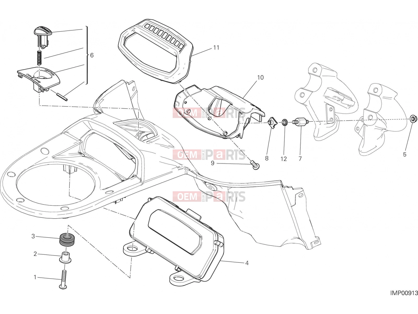 DUCATI 2015 Diavel Titanium INSTRUMENT PANEL [MOD:DVLR]