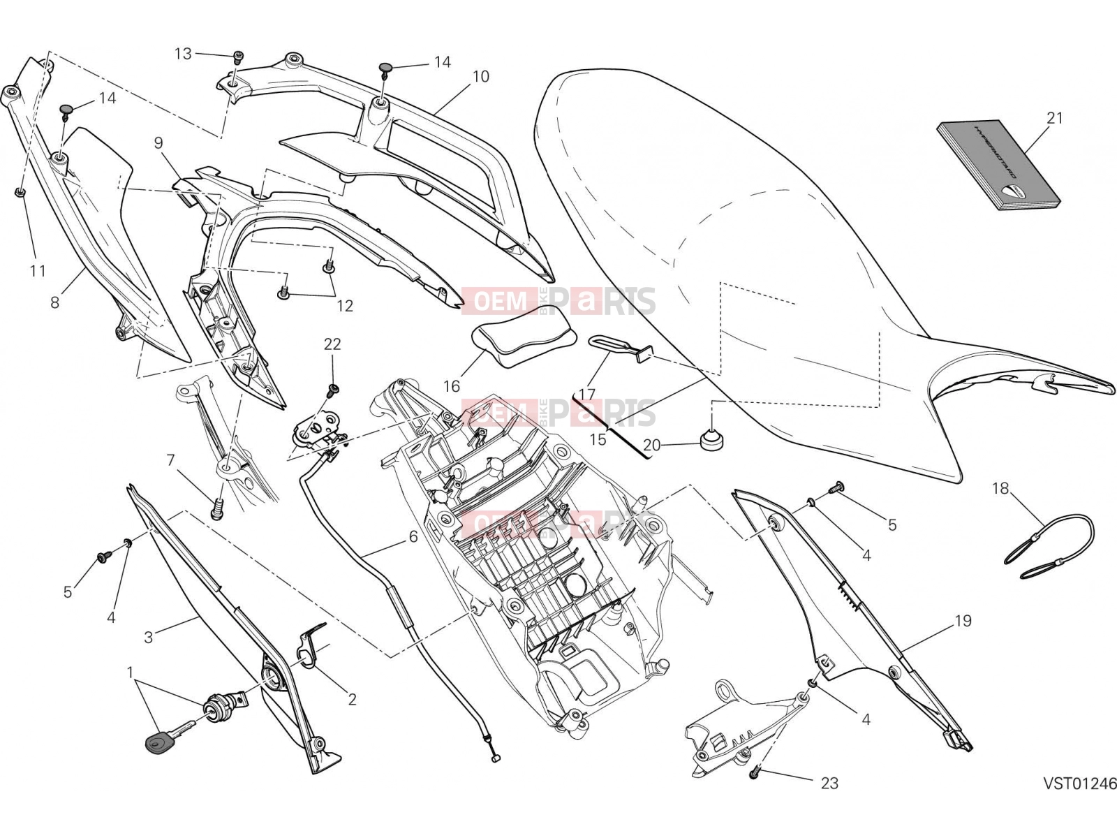 DUCATI 2015 Hyperstrada SEAT [MOD:HYP STR;XST:AUS,EUR,FRA,JAP,TWN]
