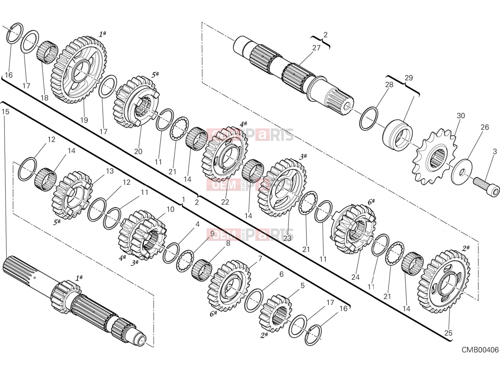 DUCATI 2015 Superbike 1299 Panigale	 GEAR BOX [MOD:1299;XST:AUS,EUR,FRA,JAP,TWN]
