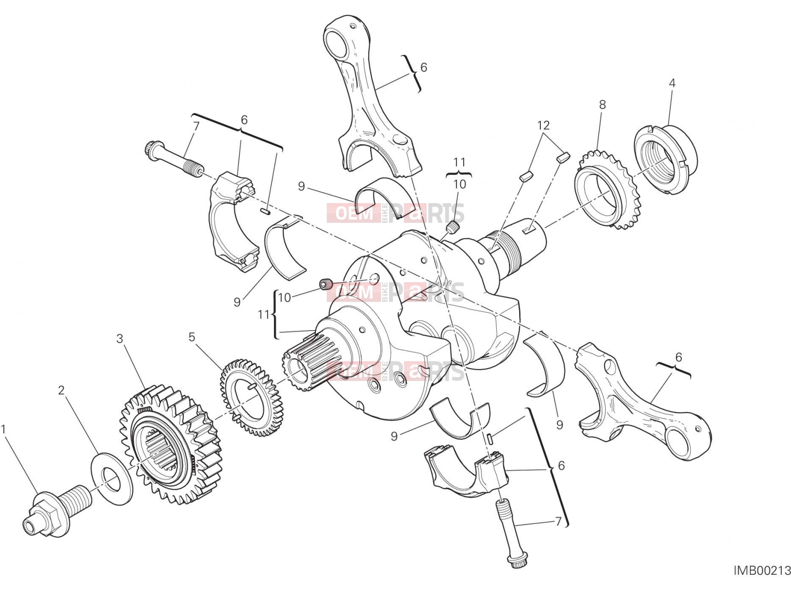 DUCATI 2015 Superbike 1299 Panigale	 CONNECTING RODS [MOD:1299;XST:AUS,EUR,FRA,JAP,TWN]