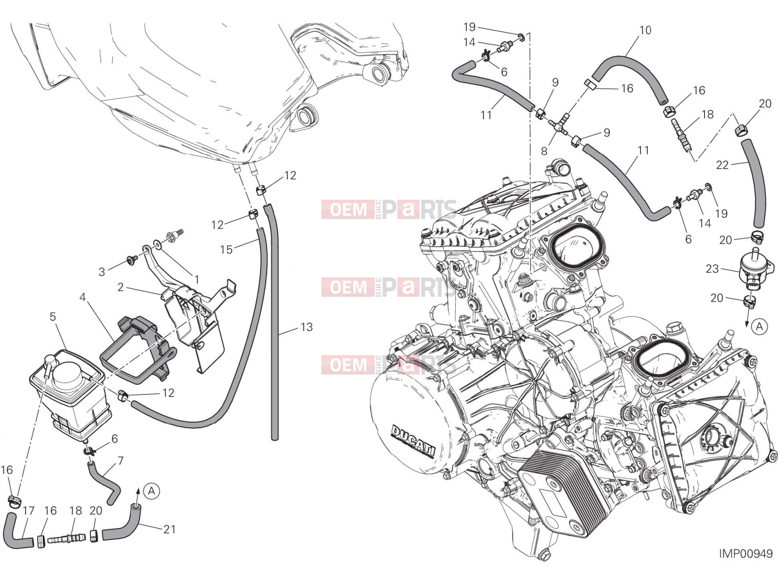 DUCATI 2015 Superbike 1299 Panigale	 CANISTER FILTER [MOD:1299;XST:TWN]