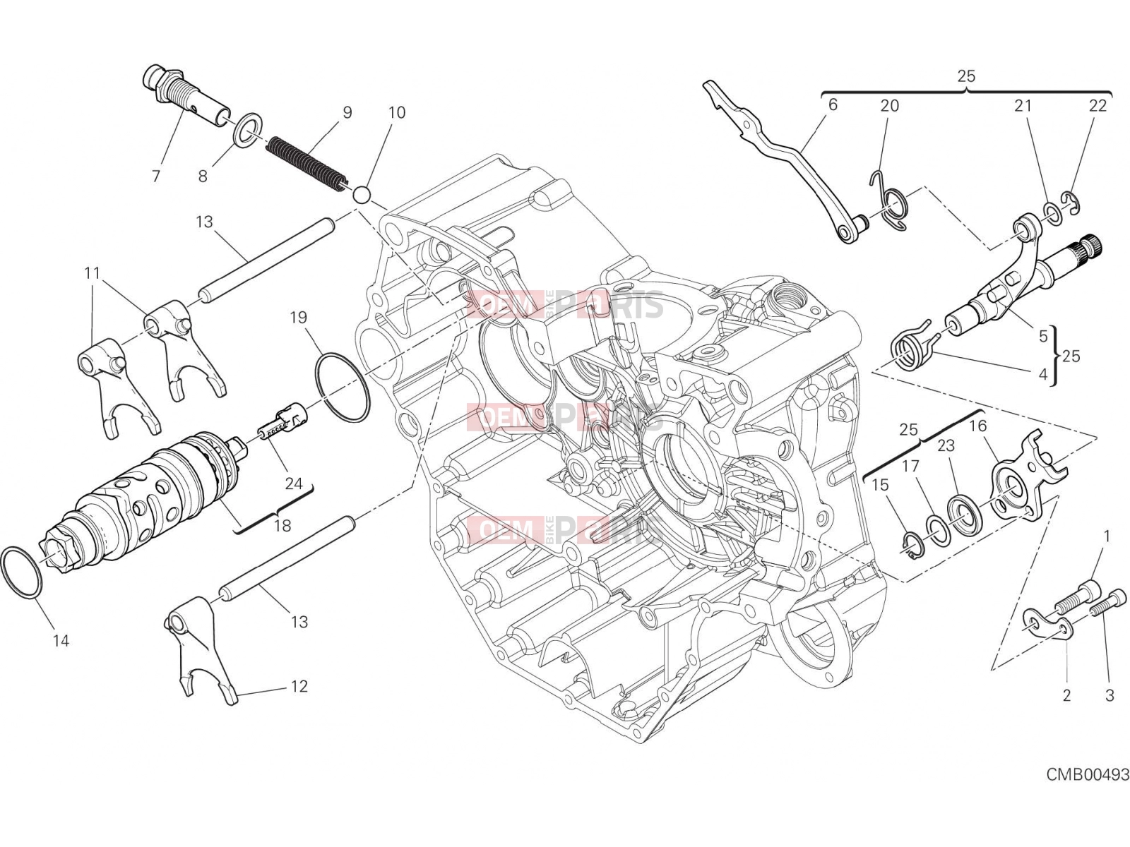 DUCATI 2019 Monster 821 SHIFT CAM - FORK [MOD:M 821]