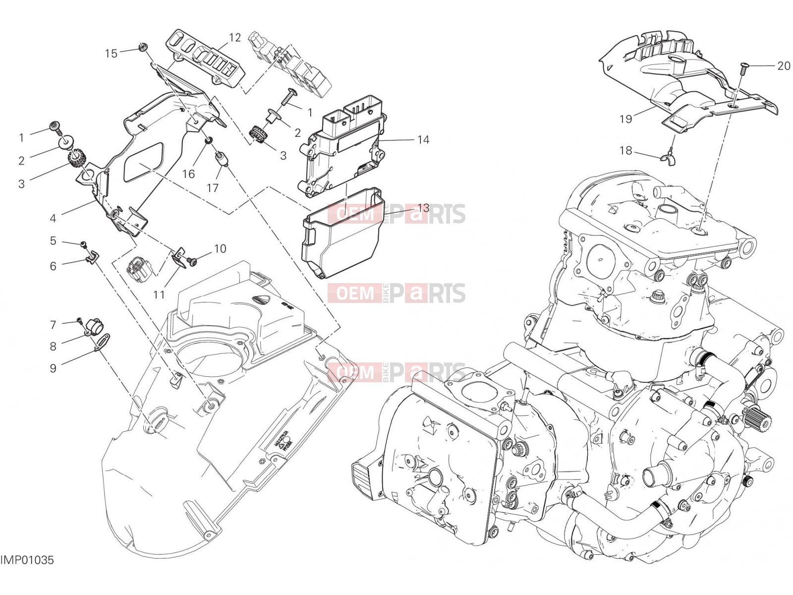 DUCATI 2019 SuperSport ENGINE CONTROL UNIT [MOD:SS 939]