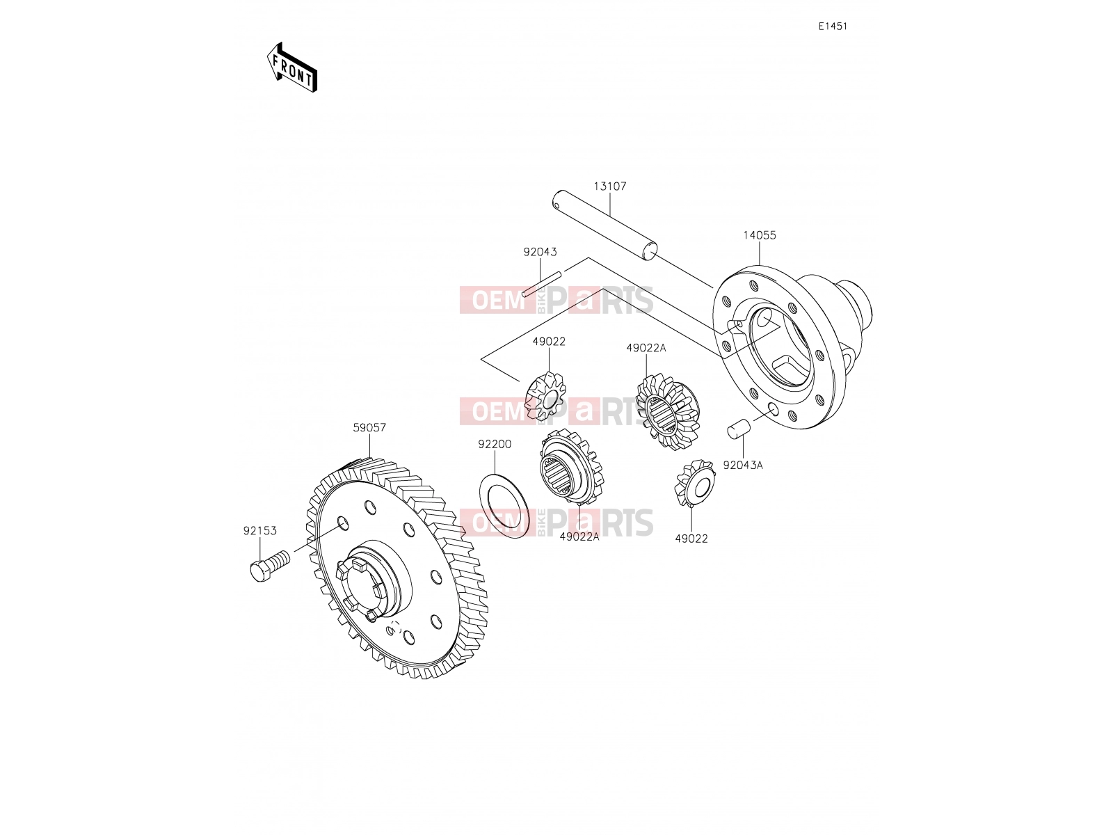 KAWASAKI 2020 Differential