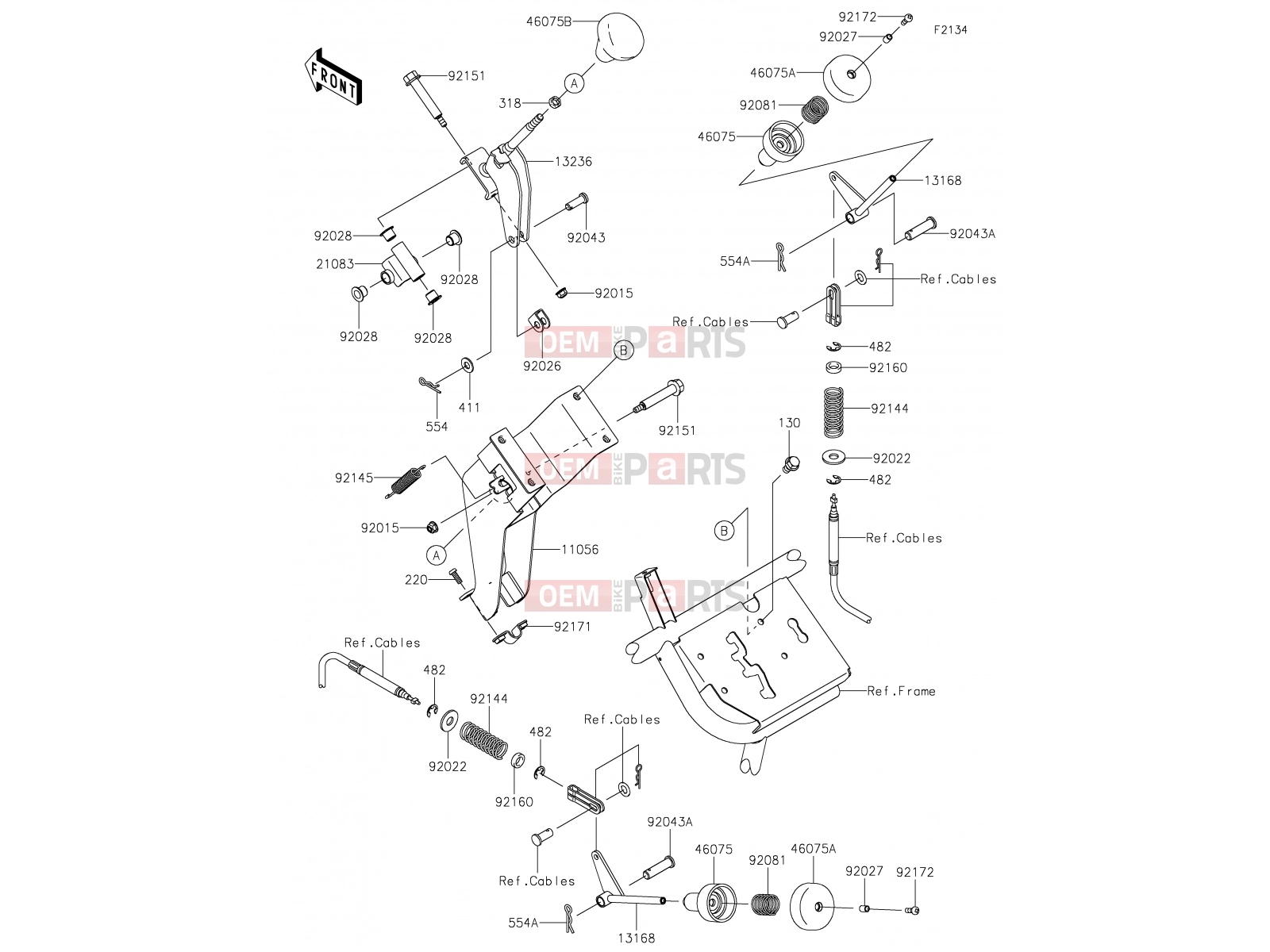 KAWASAKI 2020 Shift Lever(s)