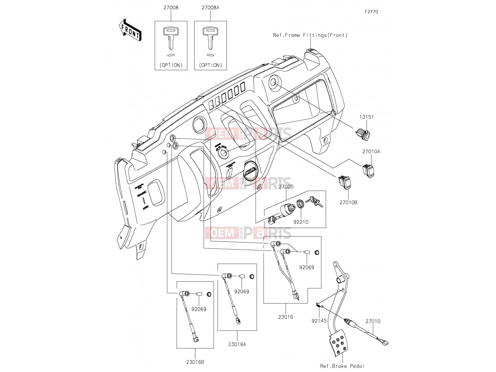 KAWASAKI 2020 Ignition Switch