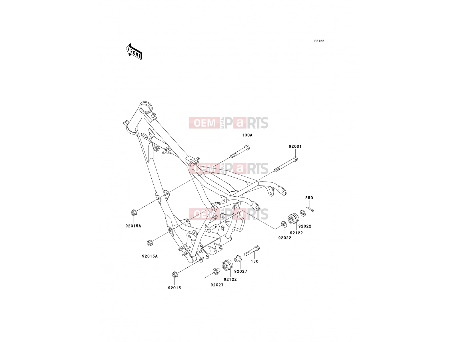 KAWASAKI 2003 Engine Mount